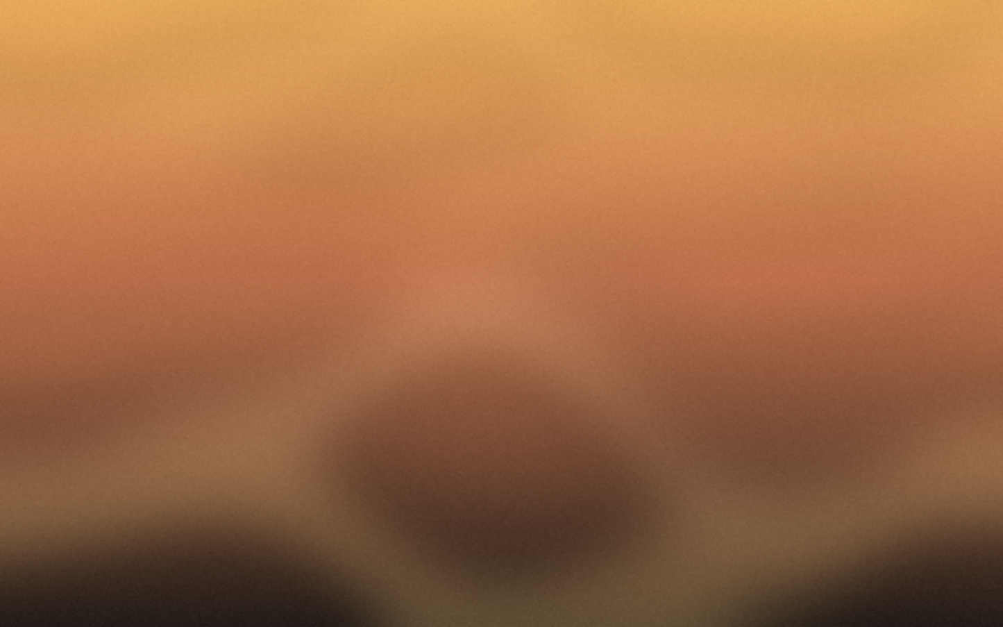 Abstract dreamy illustration in warm amber and terracotta tones representing gut and digestive health